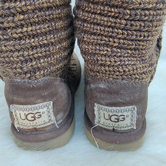 UGG Cardy Knit Tall Classic Boot S/N 5819 Women's Size 5 - Picture 7 of 7